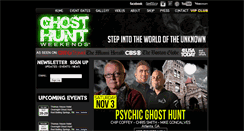 Desktop Screenshot of ghosthuntweekends.com